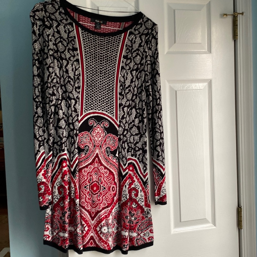 Style & Co. Knit Sweater Dress